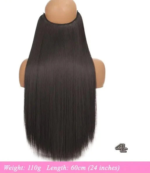 Synthetic No Clip Artificial Hair