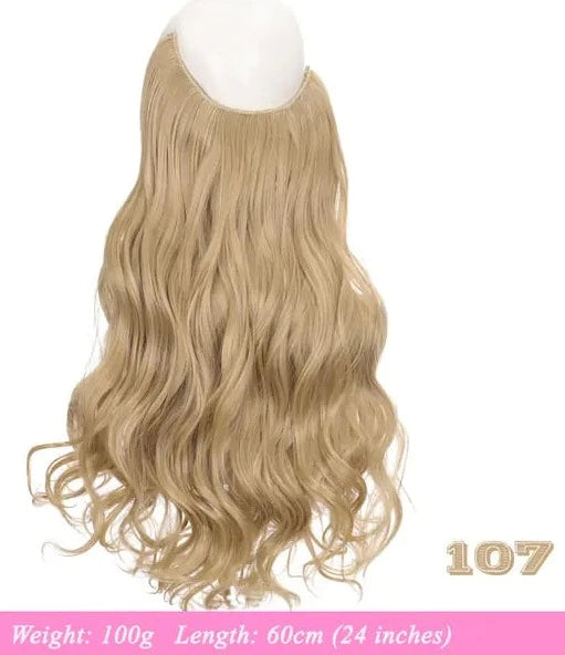 Synthetic No Clip Artificial Hair