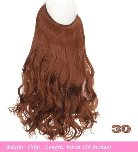 Synthetic No Clip Artificial Hair