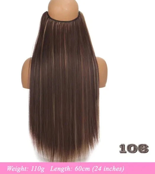 Synthetic No Clip Artificial Hair