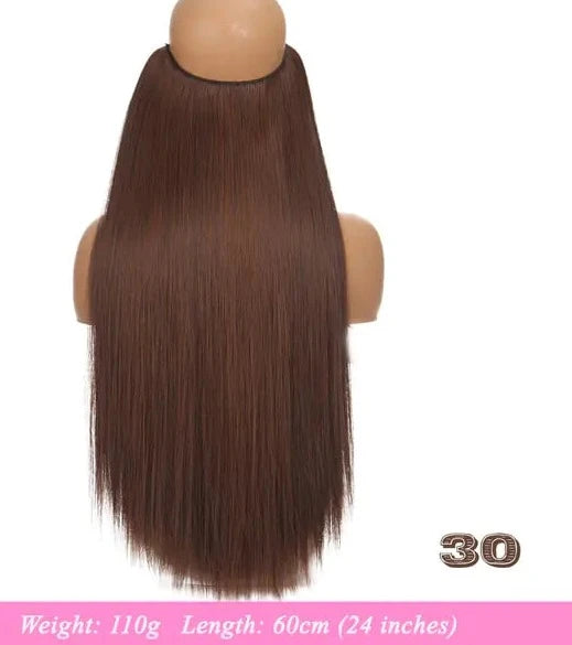 Synthetic No Clip Artificial Hair