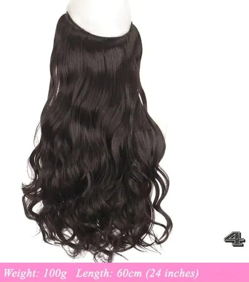 Synthetic No Clip Artificial Hair