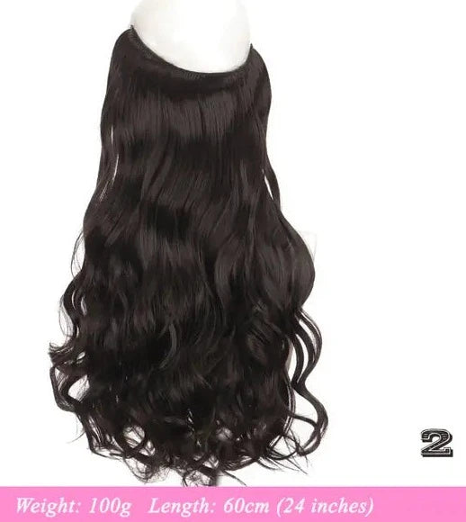 Synthetic No Clip Artificial Hair