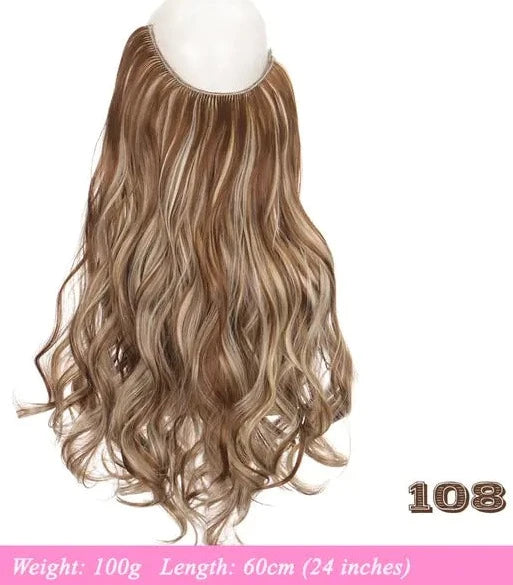 Synthetic No Clip Artificial Hair