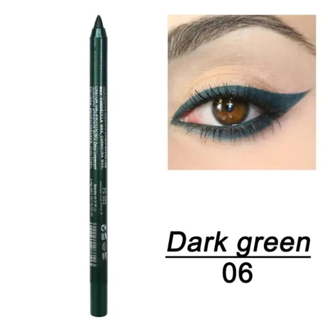 14 kleuren Langhoudende eyeliner