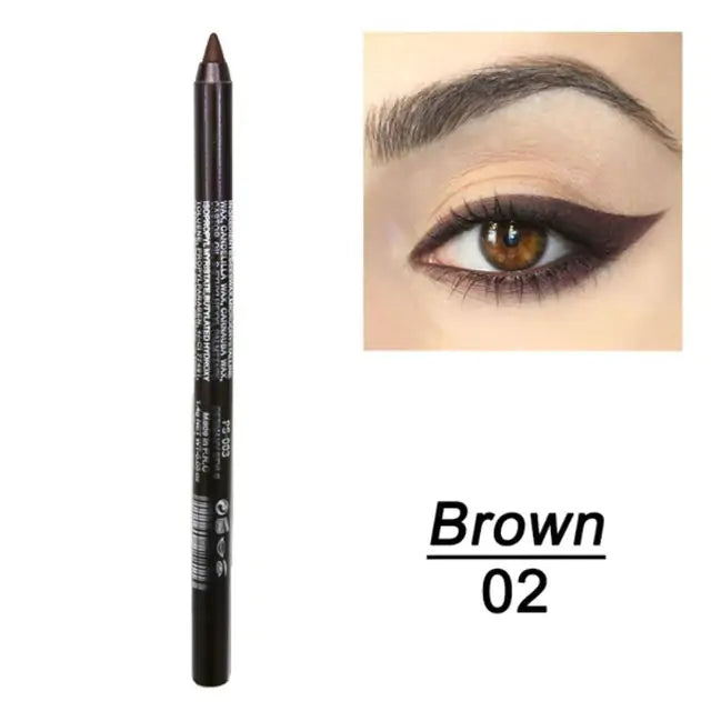 14 kleuren Langhoudende eyeliner