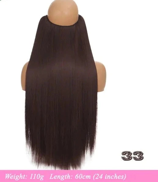 Synthetic No Clip Artificial Hair