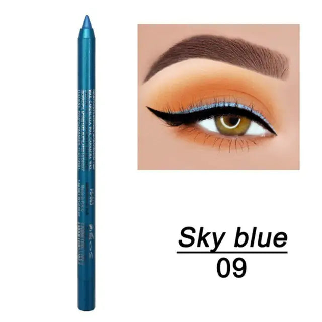 14 kleuren Langhoudende eyeliner