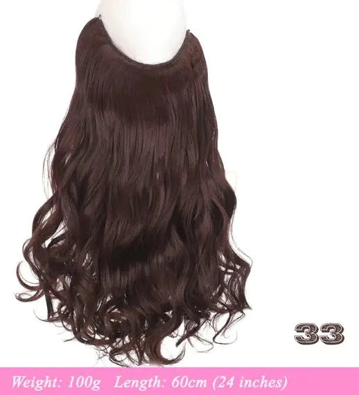 Synthetic No Clip Artificial Hair