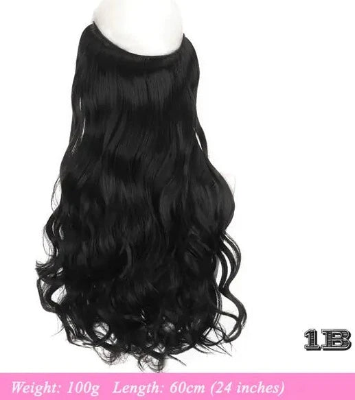 Synthetic No Clip Artificial Hair