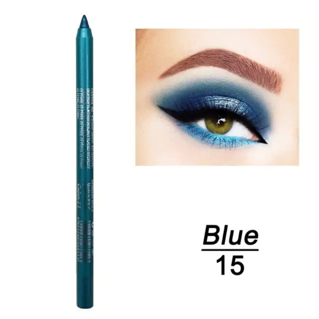 14 kleuren Langhoudende eyeliner