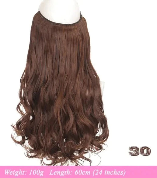 Synthetic No Clip Artificial Hair