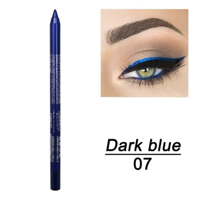 14 kleuren Langhoudende eyeliner