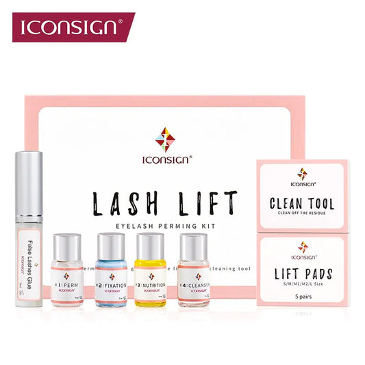 ICONSIGN Lash Lift Kit Lifiting Eyelash Eyelash Enhancer Eyelash Lifting Kit Lash Perm Eye Makeup Can Do Your Logo