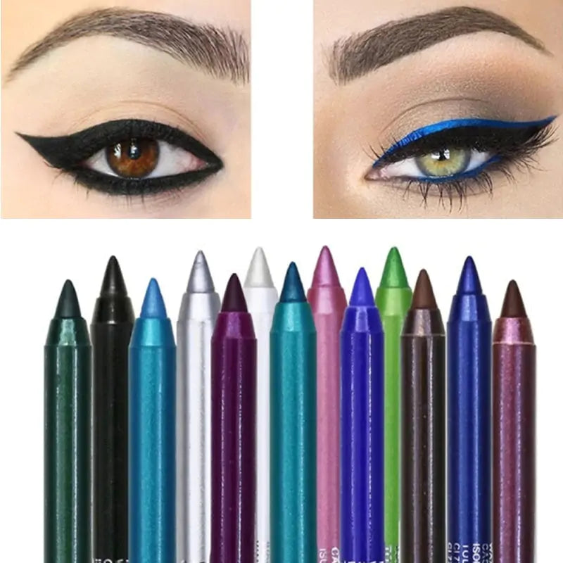 14 kleuren Langhoudende eyeliner