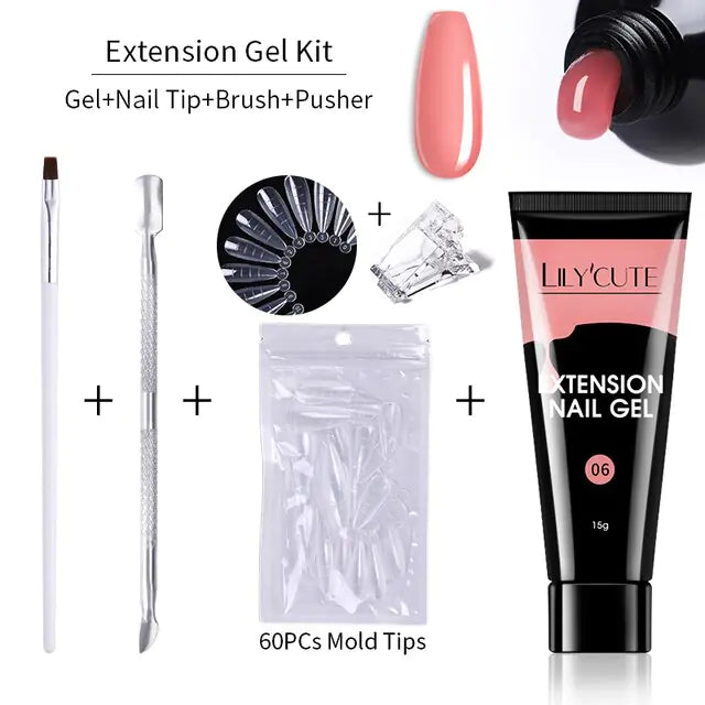 LILYCUTE Nail Extension Gel Set